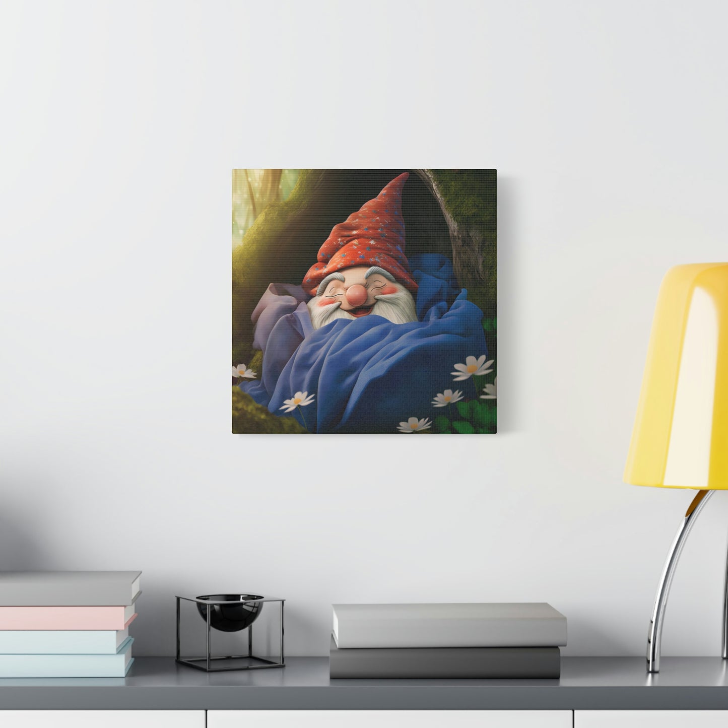 Sleeping Gnome - Matte Canvas, Stretched, 1.25"