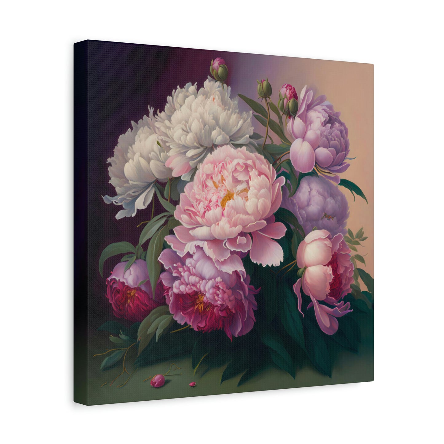 Ripe Peony - Matte Canvas, Stretched, 1.25"