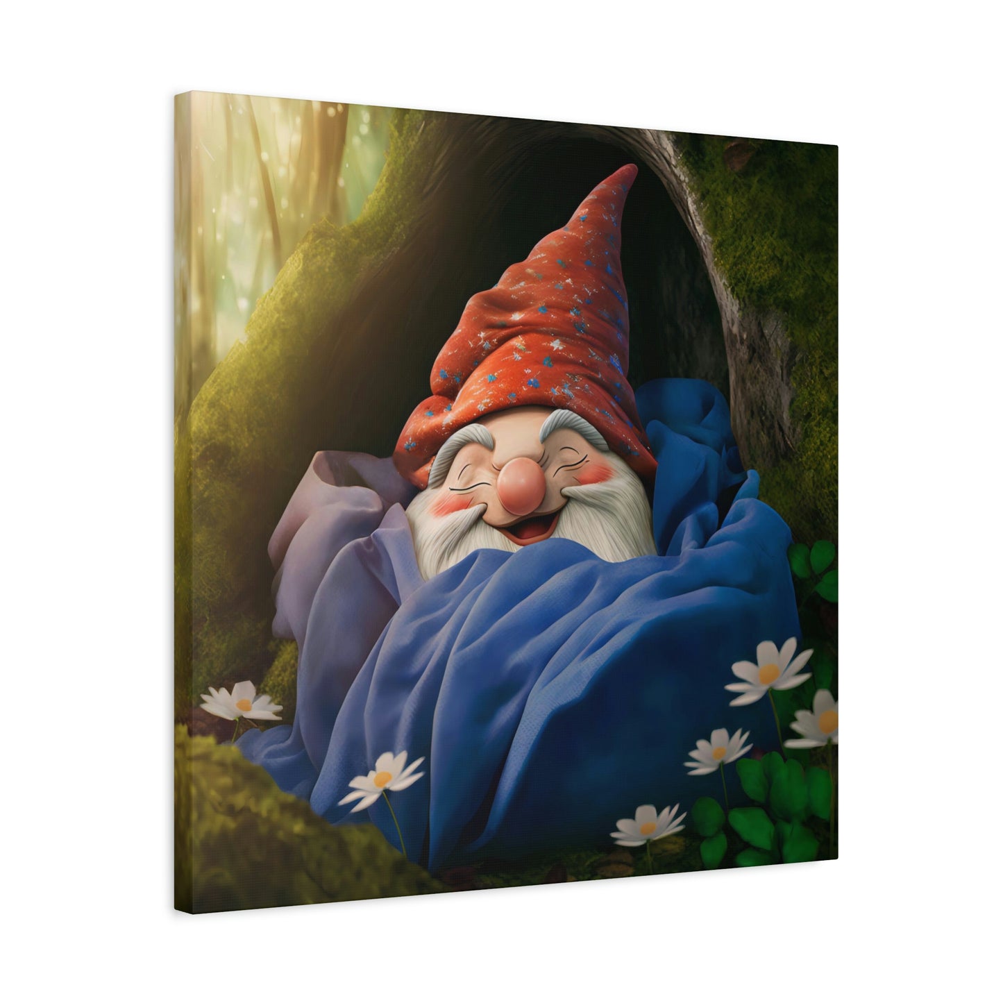 Sleeping Gnome - Matte Canvas, Stretched, 1.25"