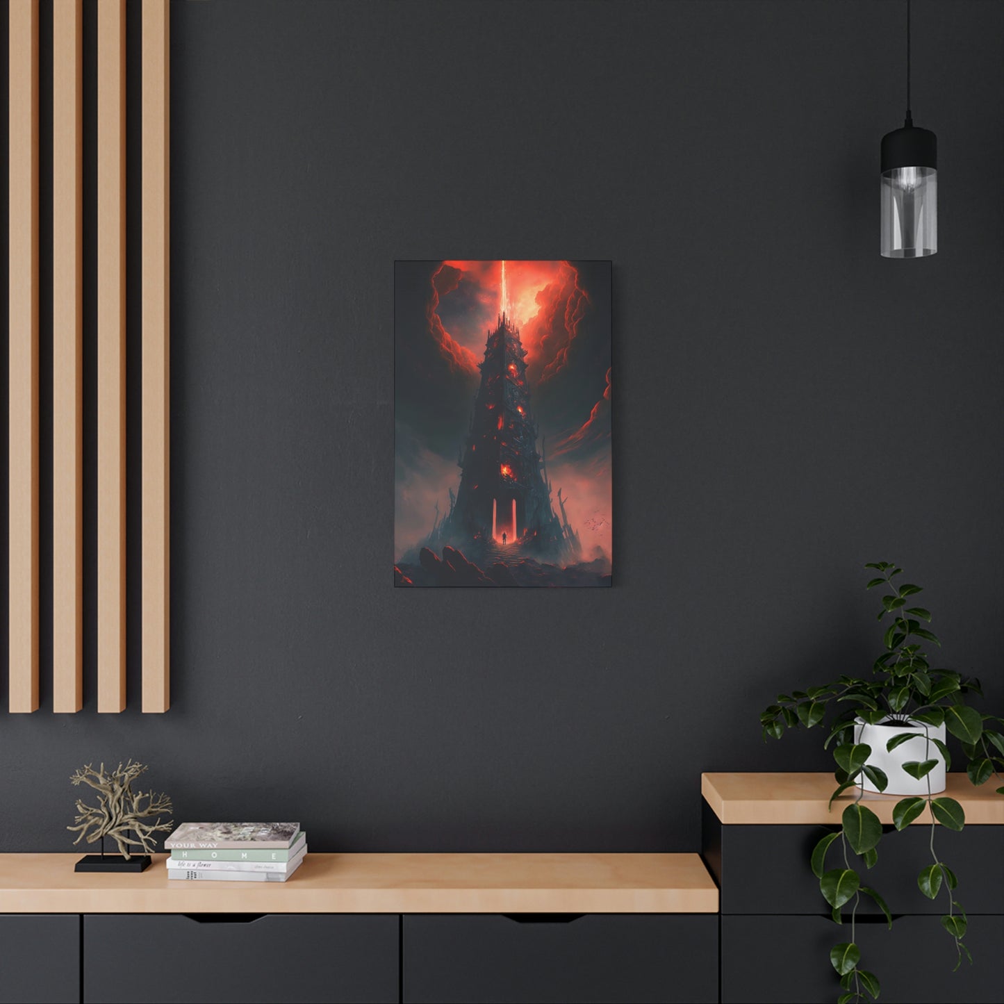 Tower of the Dark One - Matte Canvas, Stretched, 1.25"