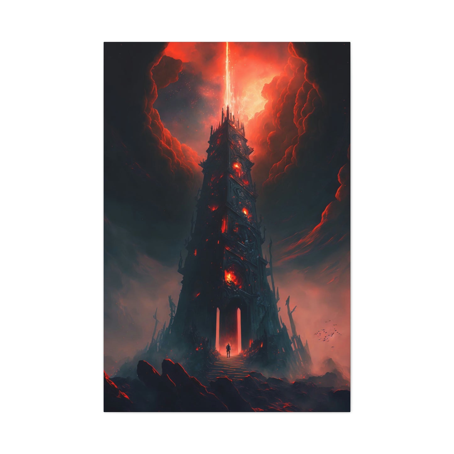 Tower of the Dark One - Matte Canvas, Stretched, 1.25"