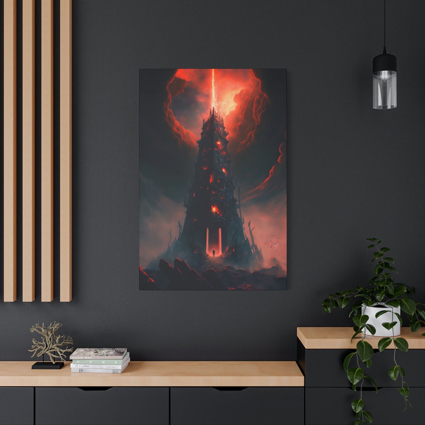 Tower of the Dark One - Matte Canvas, Stretched, 1.25"