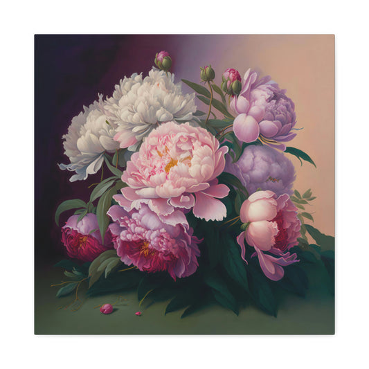 Ripe Peony - Matte Canvas, Stretched, 1.25"