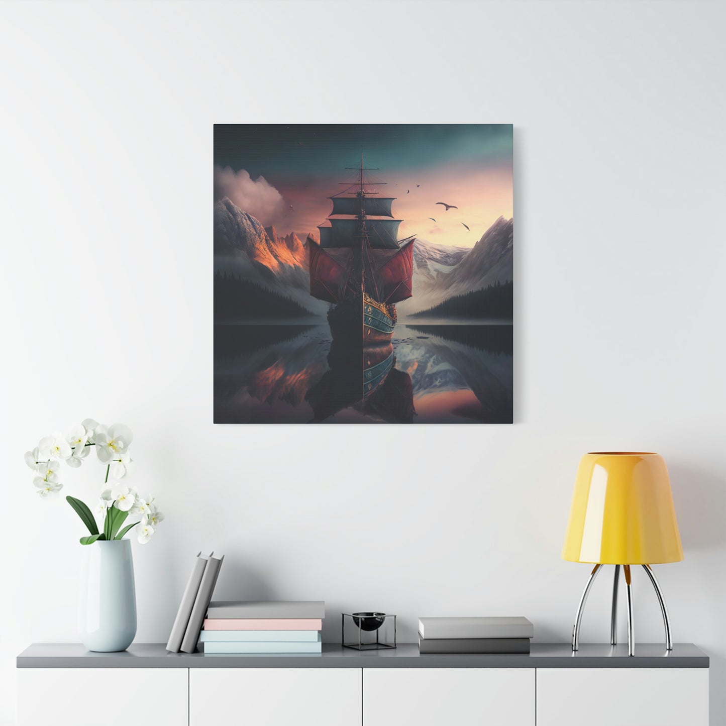 Sailing North - Matte Canvas, Stretched, 1.25"