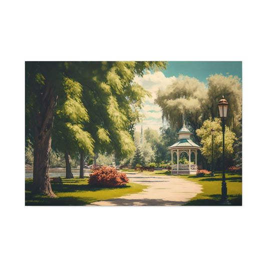 Summer Park - Matte Canvas, Stretched, 1.25"