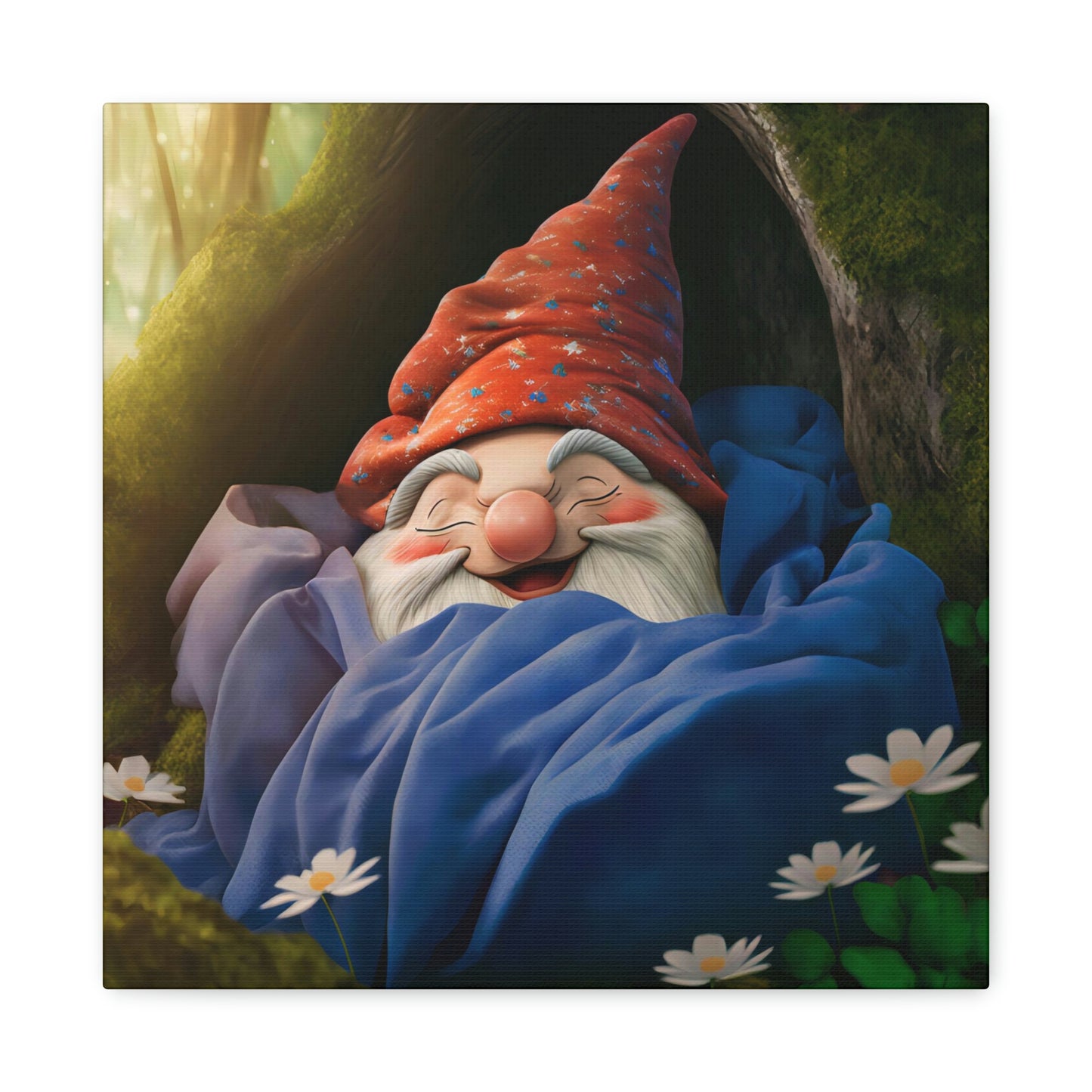 Sleeping Gnome - Matte Canvas, Stretched, 1.25"