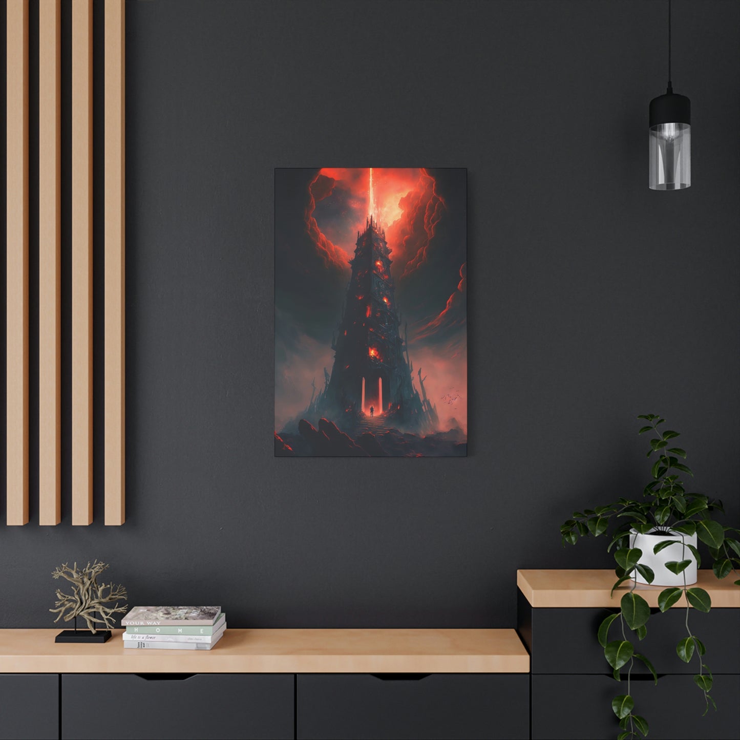 Tower of the Dark One - Matte Canvas, Stretched, 1.25"