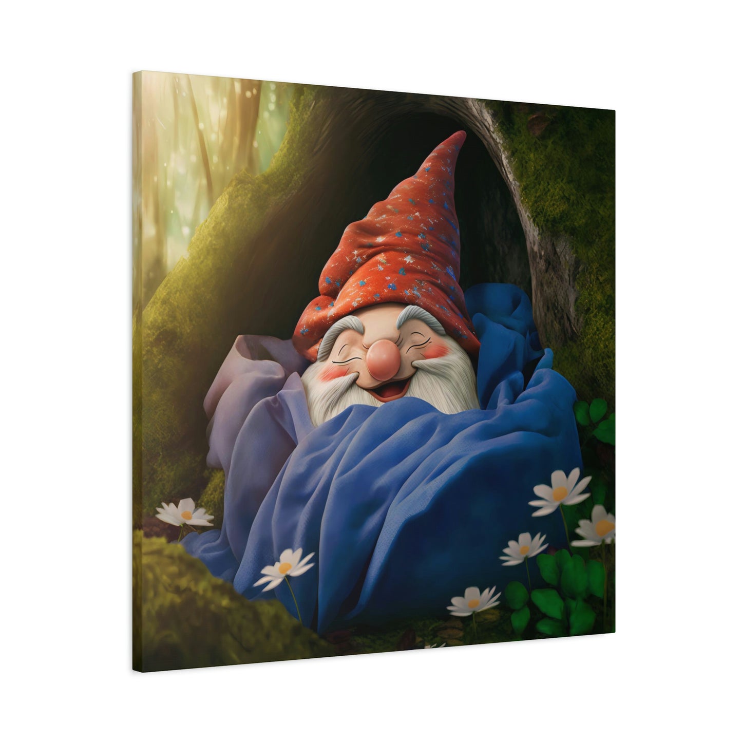 Sleeping Gnome - Matte Canvas, Stretched, 1.25"