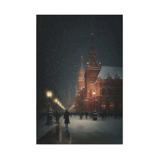 Winter Stroll - Matte Canvas, Stretched, 1.25"