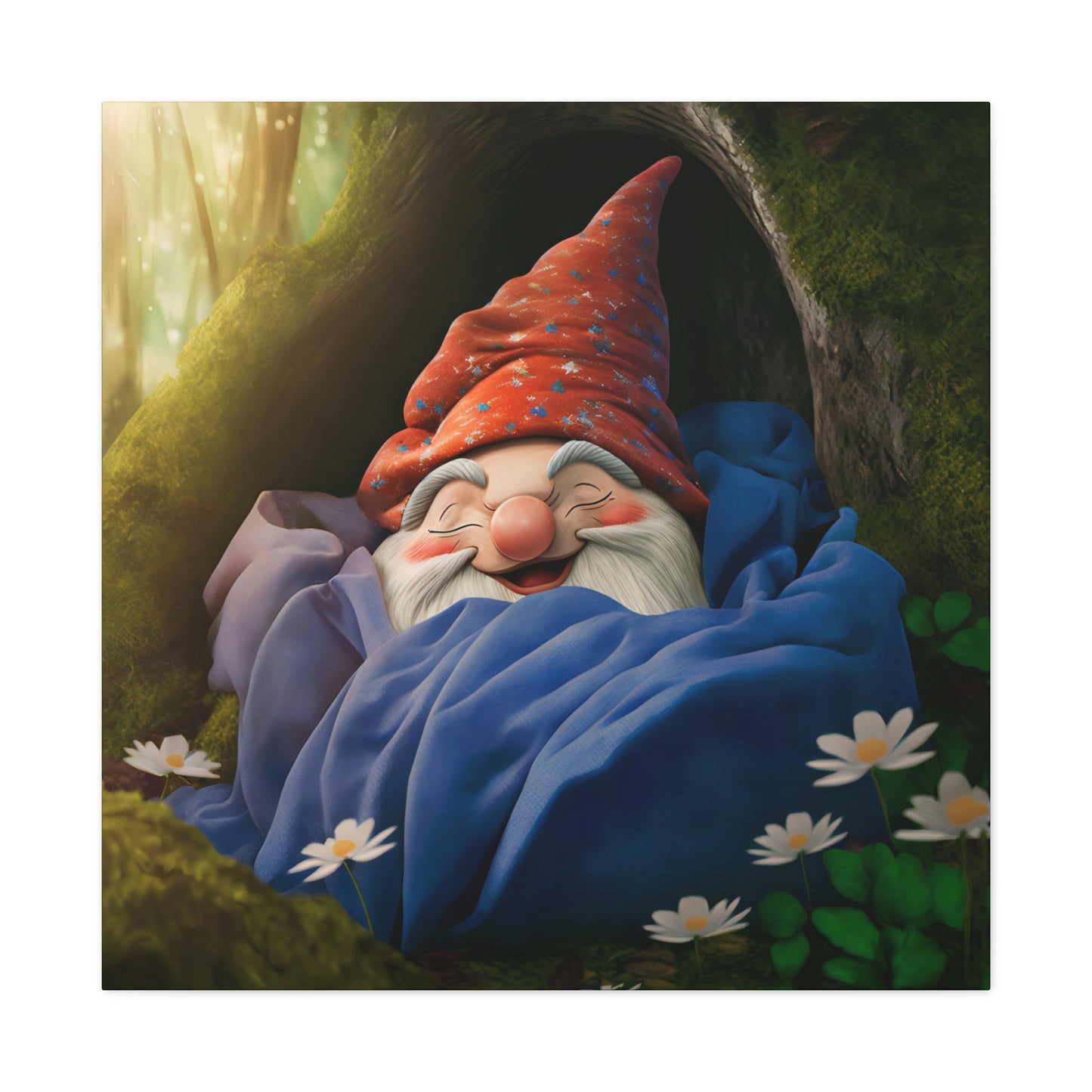 Sleeping Gnome - Matte Canvas, Stretched, 1.25"