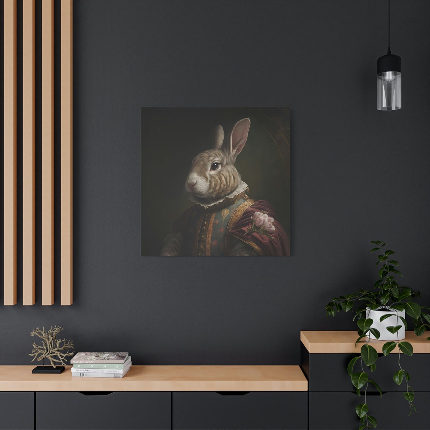 Noble Bunny - Matte Canvas, Stretched, 1.25"