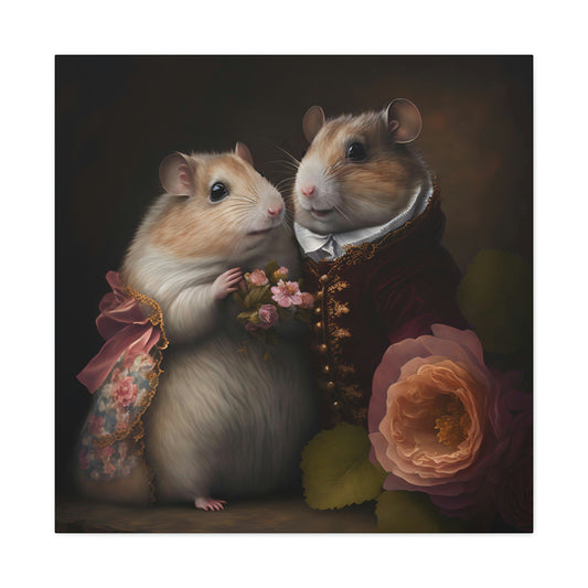 Mr. and Mrs. Whiskers - Matte Canvas, Stretched, 1.25"