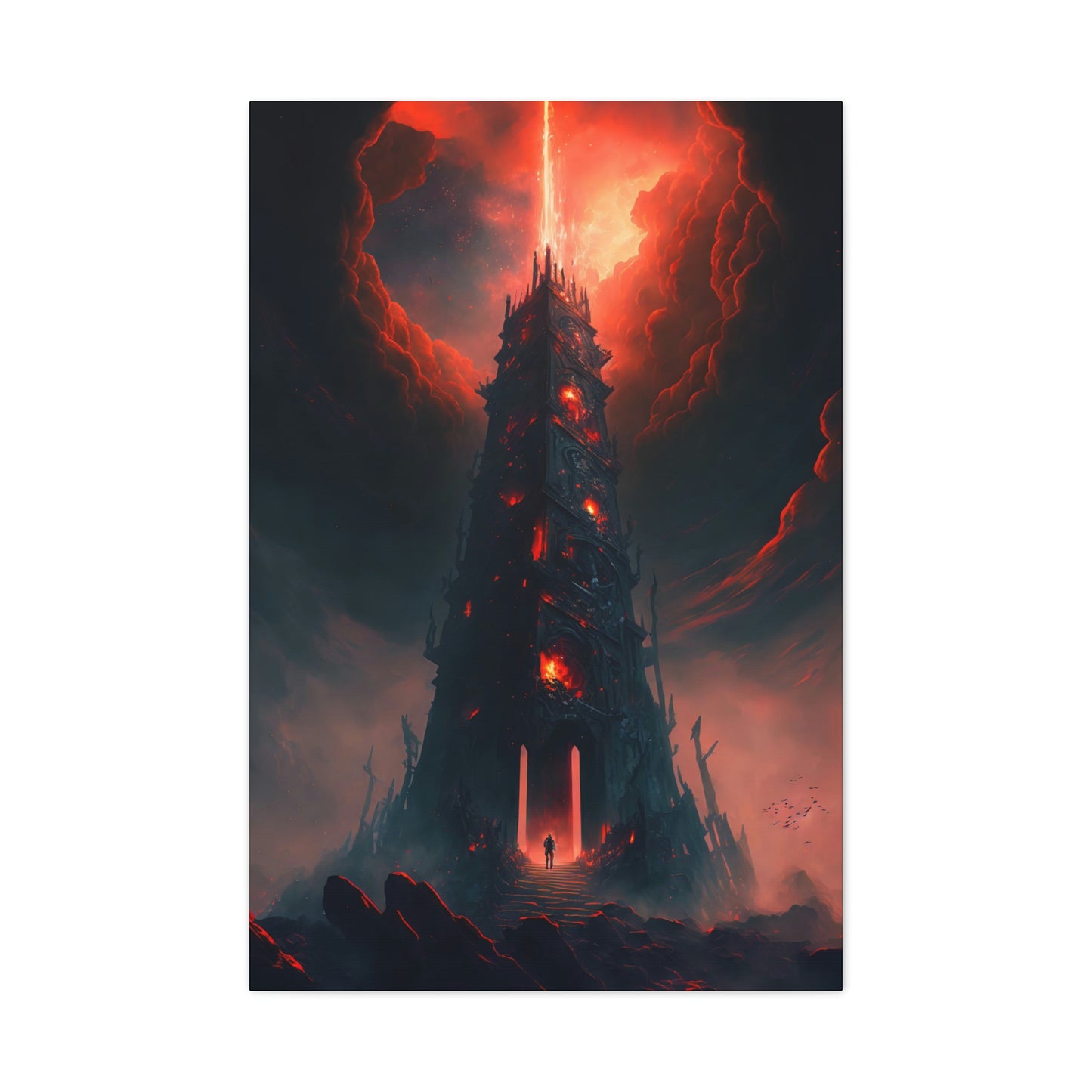 Tower of the Dark One - Matte Canvas, Stretched, 1.25"