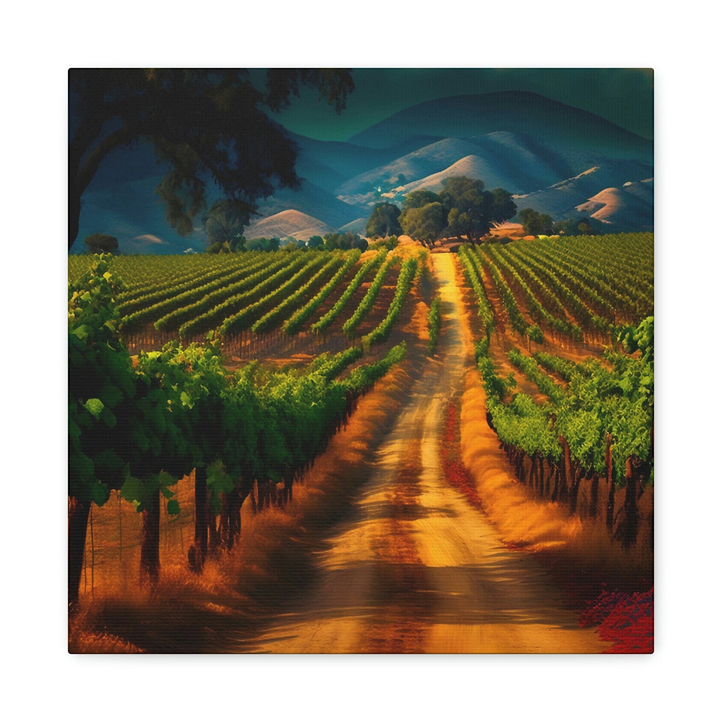 Vibrant Vineyards - Matte Canvas, Stretched, 1.25"